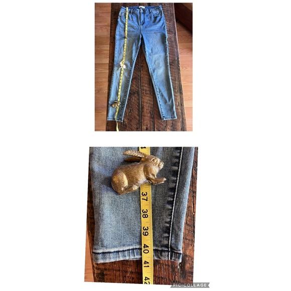 Anthropologie ELOQUII Denim super Hi-Rise blue Jeans Size 14S - Picture 9 of 15